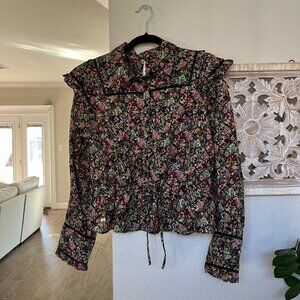 Free People daybreak blouse size M